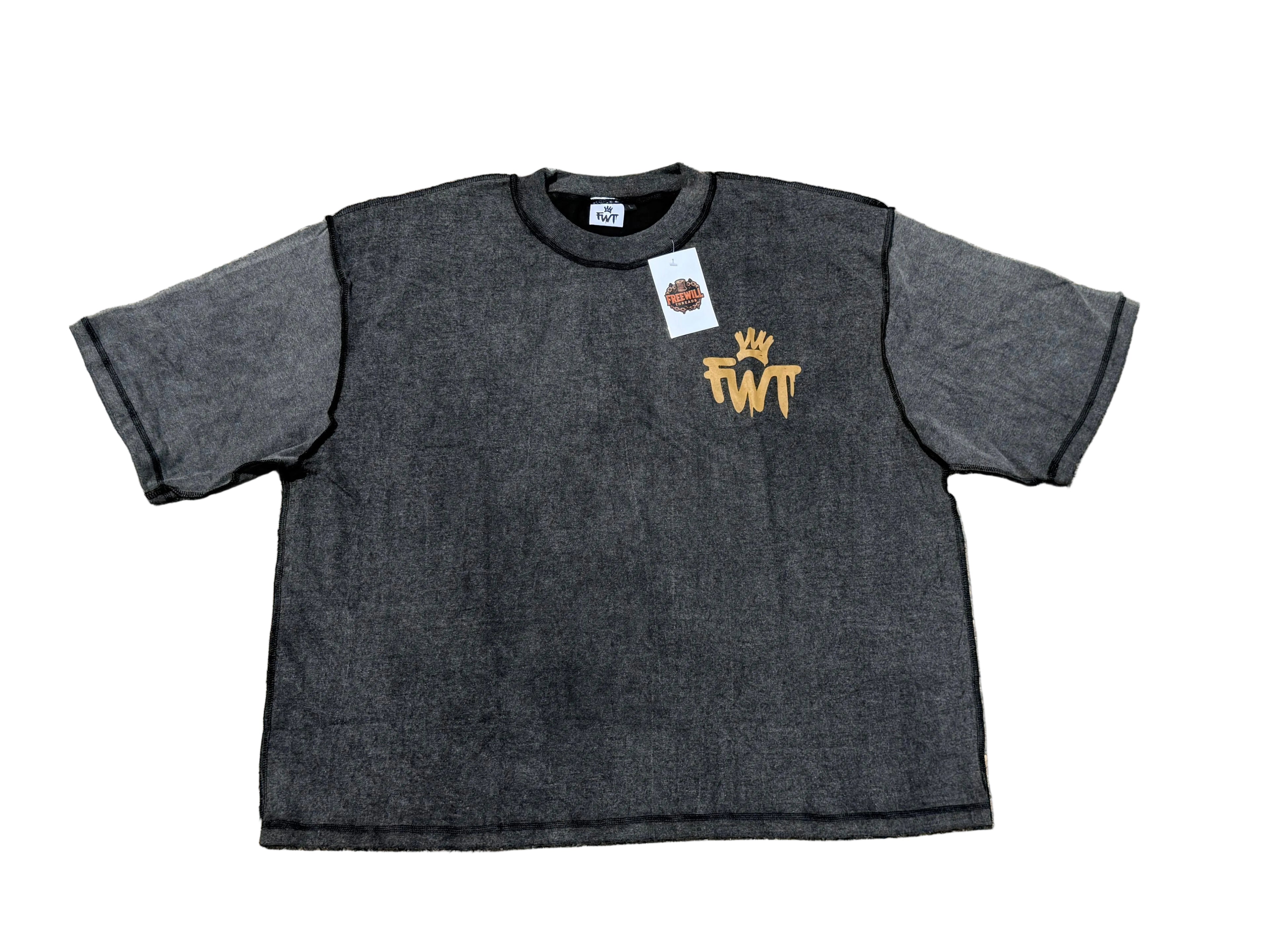 Black Stone Wash T-Shirt